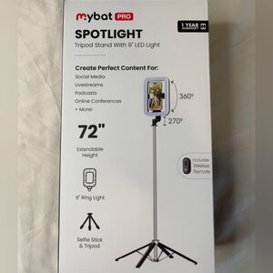MyBat Pro Spotlight Tripod with LED Light